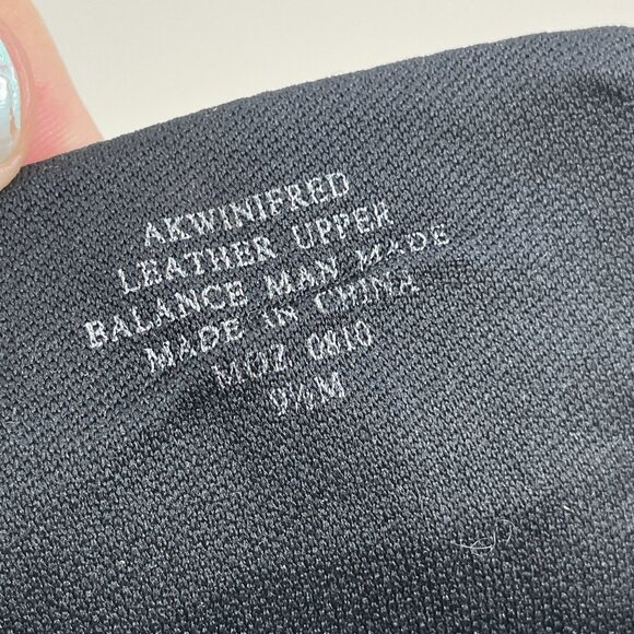 Vintage Womens Lace Up Leather Ankle Boots 9.5 Black Whimsigoth Fairy Grunge - Picture 12 of 16